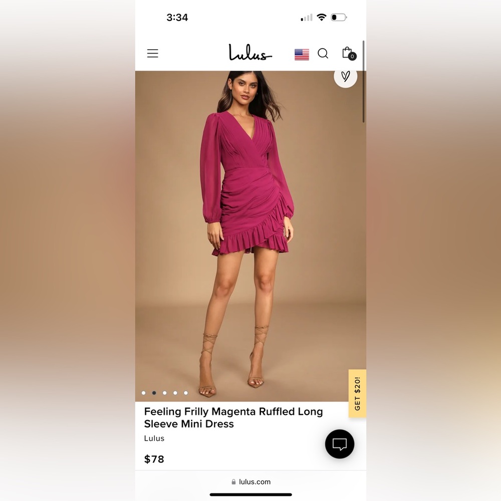 Fuchsia Lulus Dress